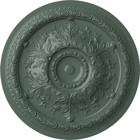 Ekena Millwork Oslo Ceiling Medallion (Fits Canopies up to 7 5/8"), Hand-Painted Cloud Burst, 38 3/8"OD x 2 7/8"P CM38OSCBF